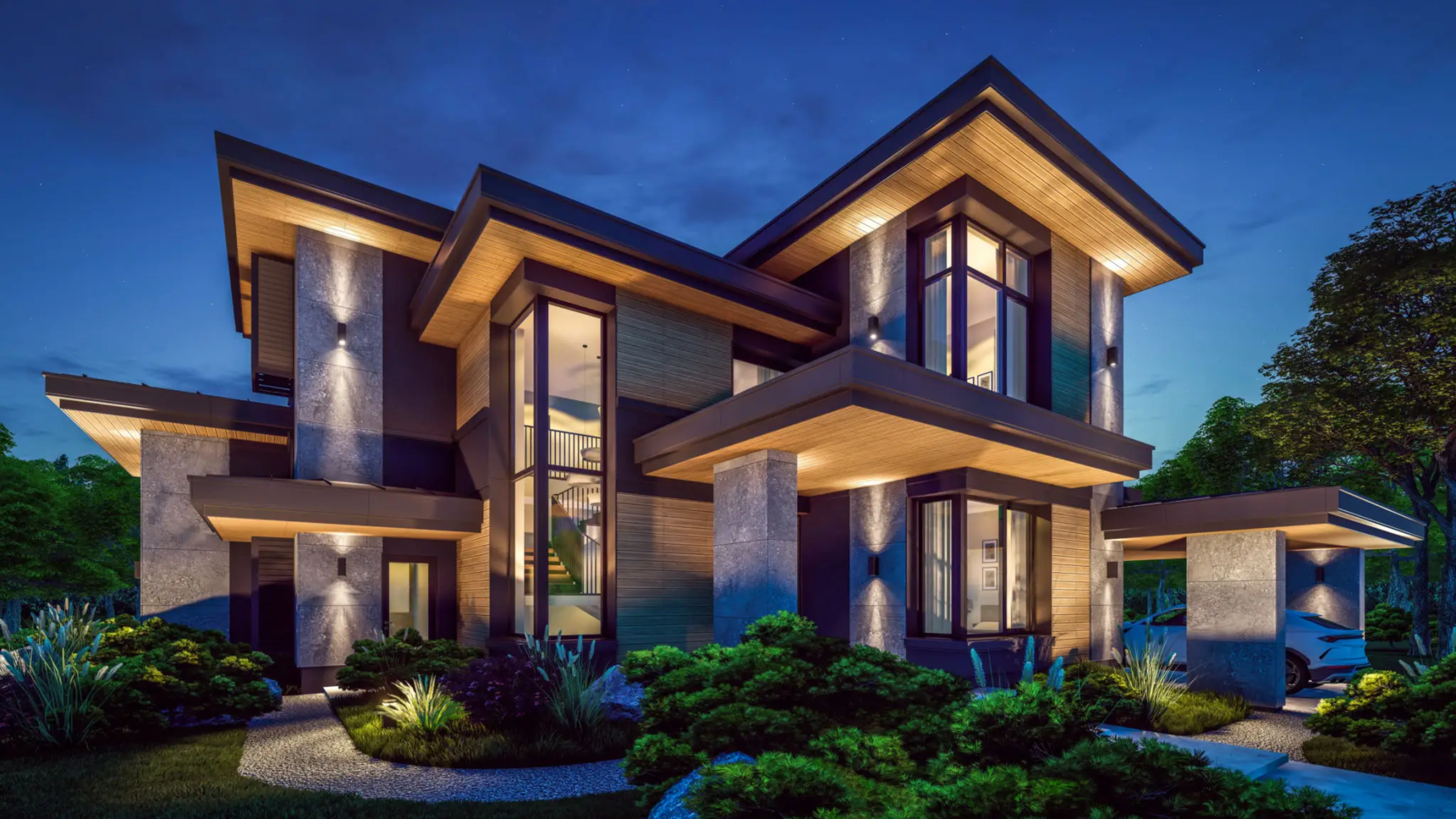 Luxury home exterior